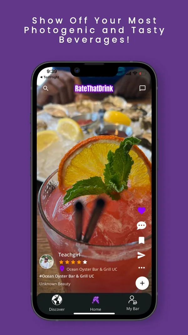 RateThatDrink App Store screenshot 1