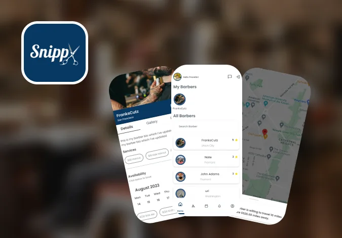 Snippy app mockup