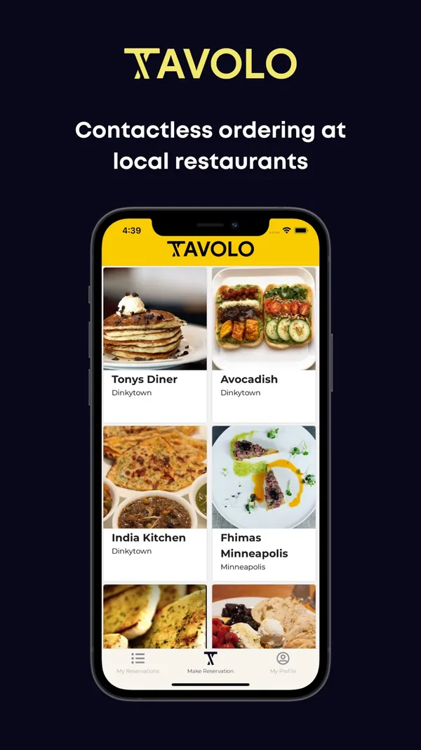 Tavolo App Store screenshot 1